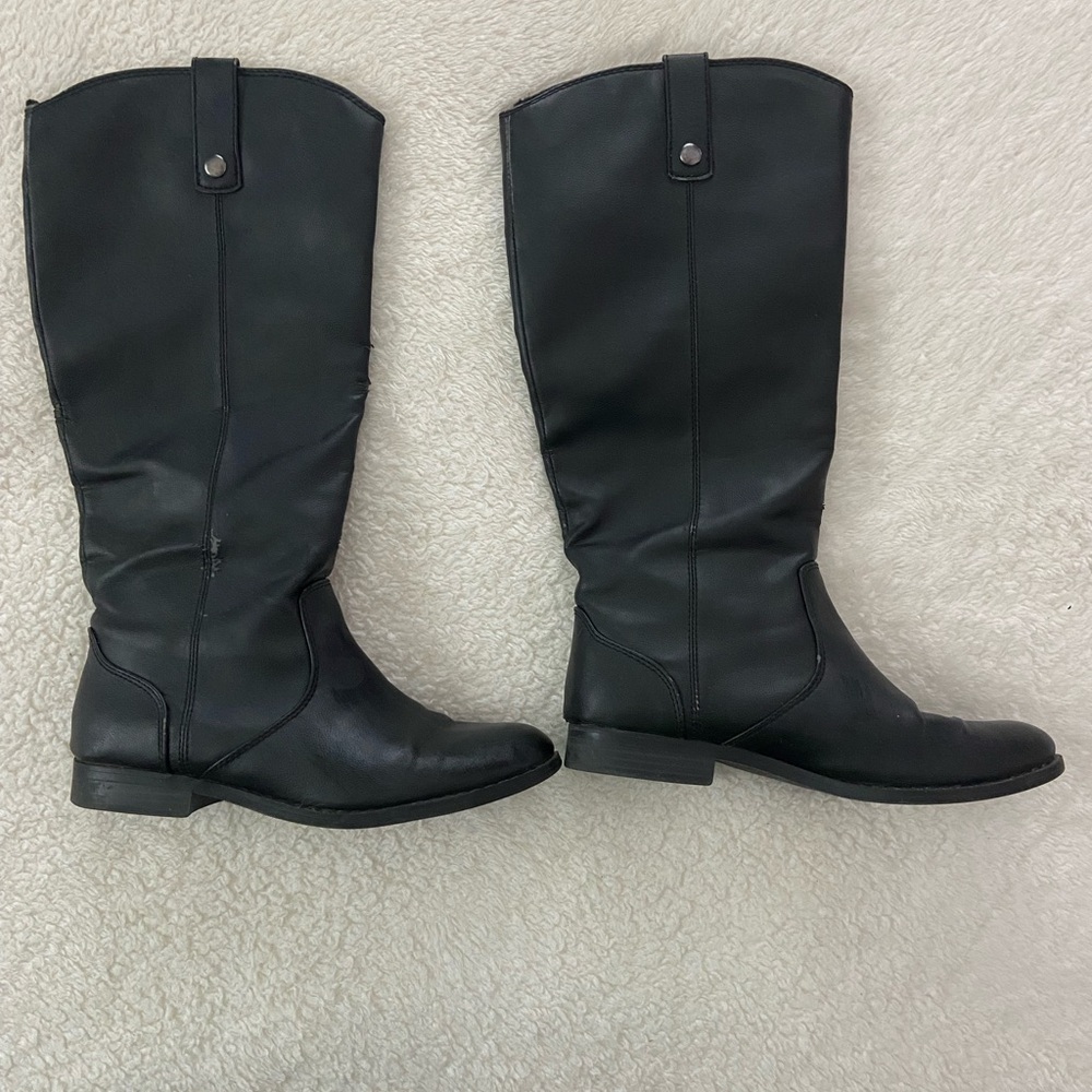 Old Navy Black Over the Knee Boots Timeless Design